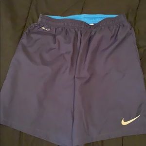 Men’s Nike Dri Fit shorts. No tears or stains